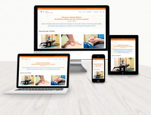 Internetauftritt Physio Brigitte Künster-Schwab in Dieblich