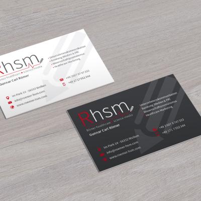 Visitenkarten Römer Healthcare & Sciene Media