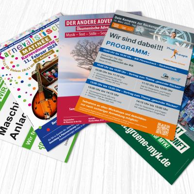 DIN Plakate Verschiedene