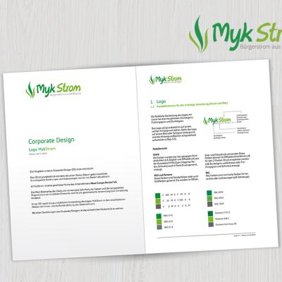 Corporate Design Myk Strom